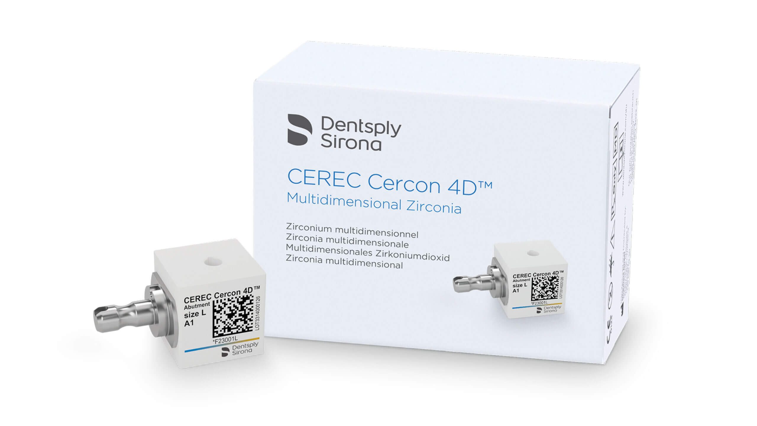 Neuer Cerec Cercon 4D CAD/CAM-Zirkonoxid-Block von Dentsply Sirona