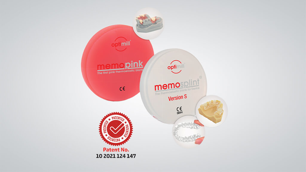 Das Deutsche Patent- und ­Markenamt hat dem Dentalspezialisten dentona ein Patent für den CAD/CAM-Kunststoff memosplint Version S erteilt.