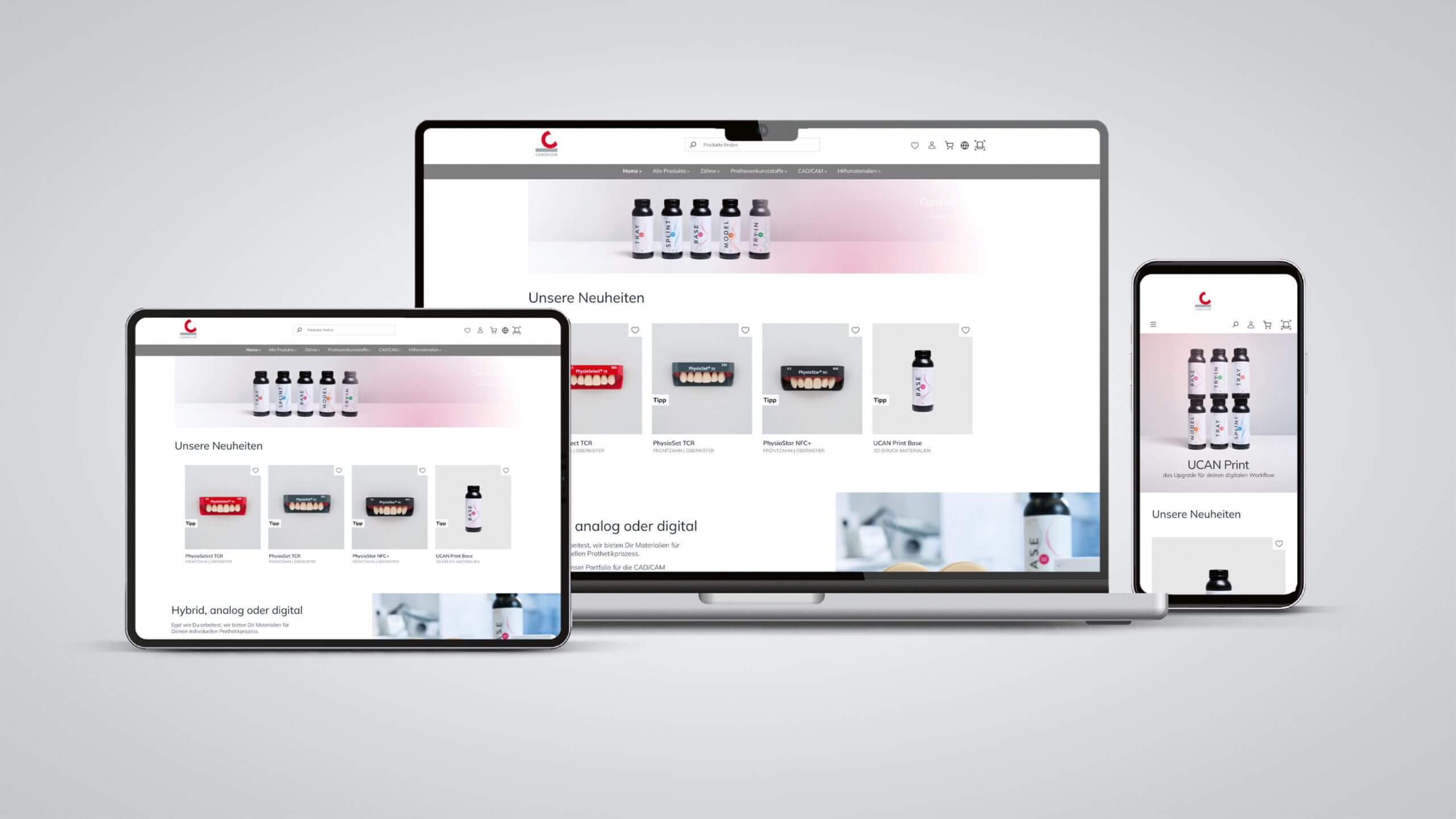 Webshop mit Echtzeitfunktion bei ­Candulor